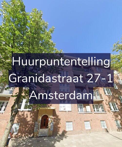 Foto gevel Huurpuntentelling voor Granidastraat 27-1, Amsterdam
