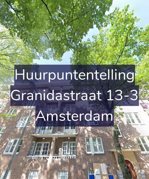 Foto gevel Huurpuntentelling voor Granidastraat 13-3, Amsterdam