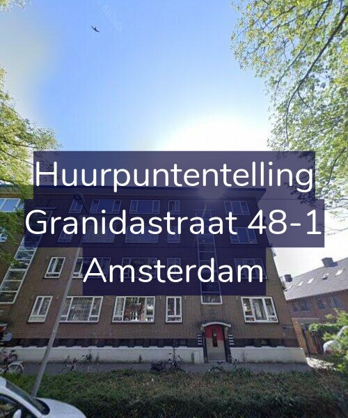 Foto gevel Huurpuntentelling voor Granidastraat 48-1, Amsterdam