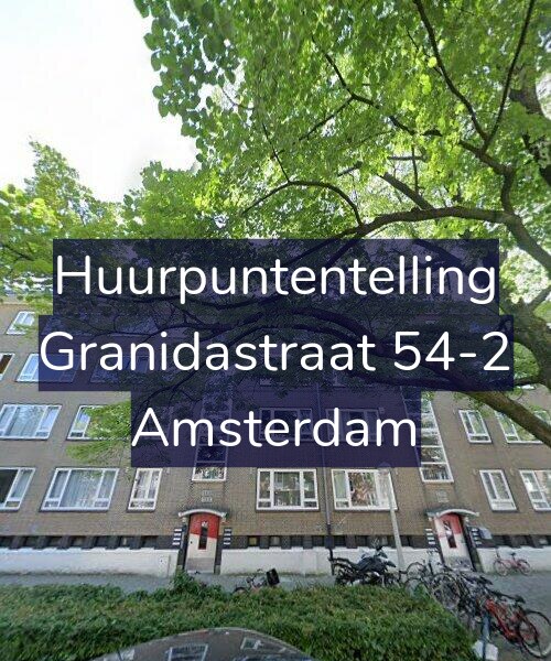 Foto gevel Huurpuntentelling voor Granidastraat 54-2, Amsterdam