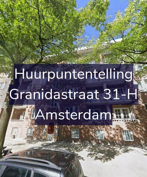 Foto gevel Huurpuntentelling voor Granidastraat 31-H, Amsterdam
