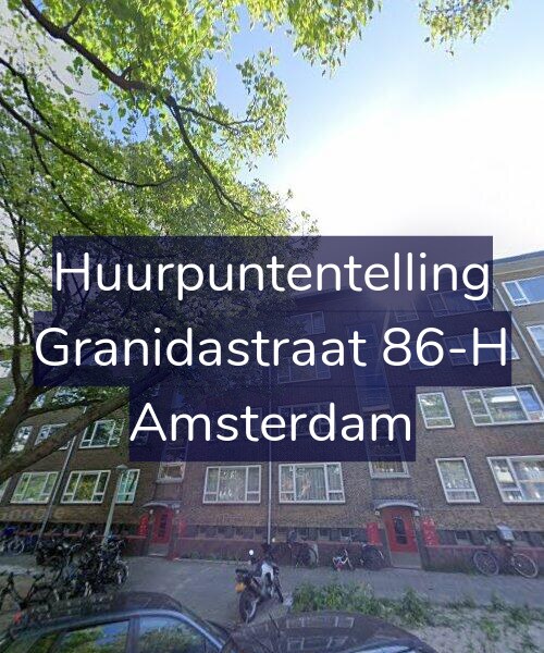 Foto gevel Huurpuntentelling voor Granidastraat 86-H, Amsterdam