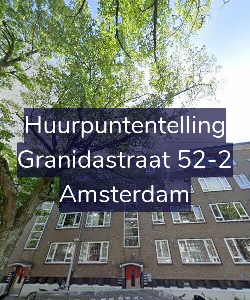 Foto gevel Huurpuntentelling voor Granidastraat 52-2, Amsterdam