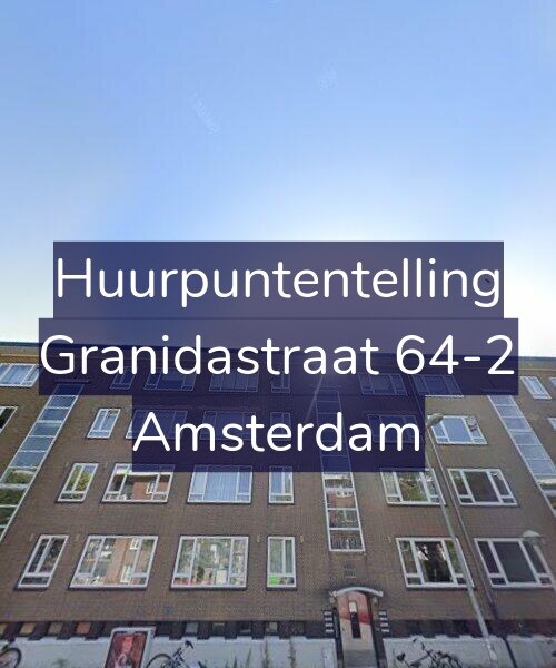 Foto gevel Huurpuntentelling voor Granidastraat 64-2, Amsterdam