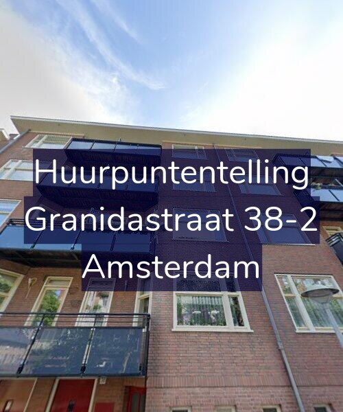 Foto gevel Huurpuntentelling voor Granidastraat 38-2, Amsterdam