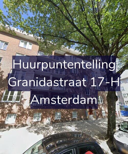 Foto gevel Huurpuntentelling voor Granidastraat 17-H, Amsterdam