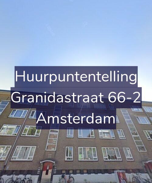 Foto gevel Huurpuntentelling voor Granidastraat 66-2, Amsterdam