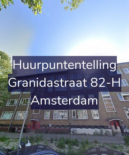 Foto gevel Huurpuntentelling voor Granidastraat 82-H, Amsterdam