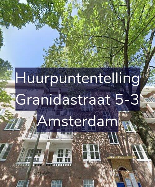 Foto gevel Huurpuntentelling voor Granidastraat 5-3, Amsterdam