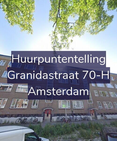 Foto gevel Huurpuntentelling voor Granidastraat 70-H, Amsterdam
