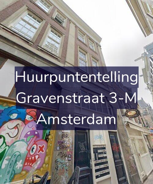 Foto gevel Huurpuntentelling voor Gravenstraat 3-M, Amsterdam