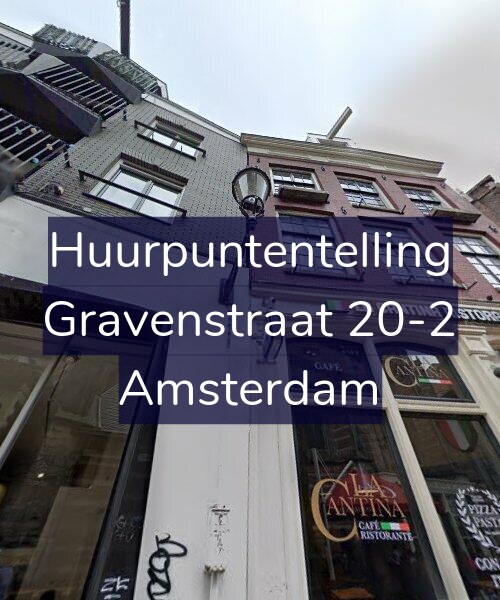Foto gevel Huurpuntentelling voor Gravenstraat 20-2, Amsterdam