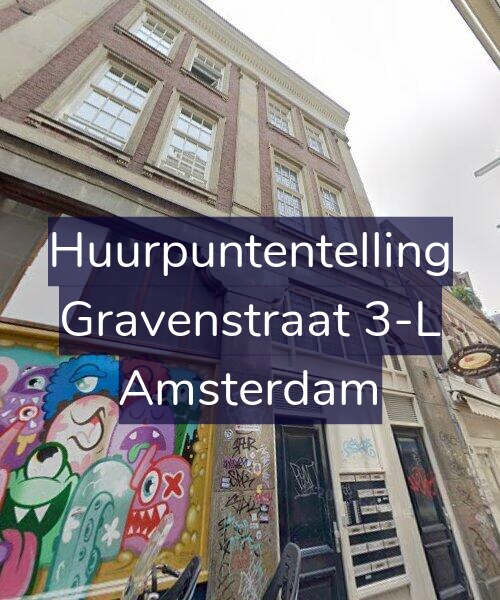 Foto gevel Huurpuntentelling voor Gravenstraat 3-L, Amsterdam