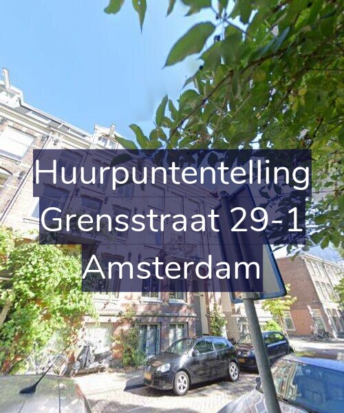 Foto gevel Huurpuntentelling voor Grensstraat 29-1, Amsterdam