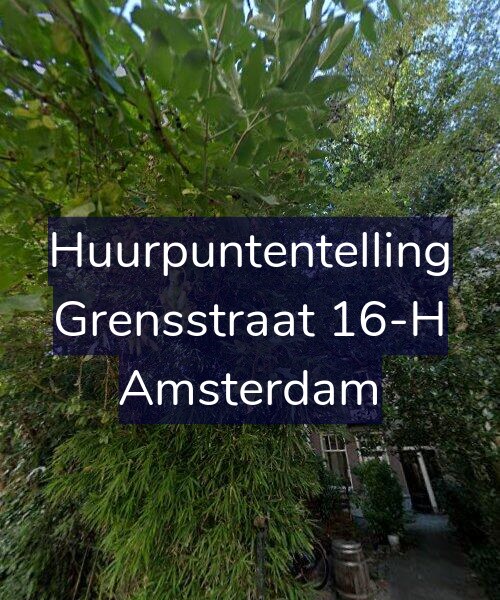 Foto gevel Huurpuntentelling voor Grensstraat 16-H, Amsterdam
