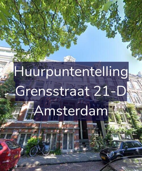 Foto gevel Huurpuntentelling voor Grensstraat 21-D, Amsterdam