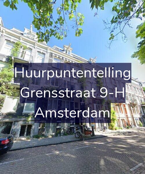 Foto gevel Huurpuntentelling voor Grensstraat 9-H, Amsterdam