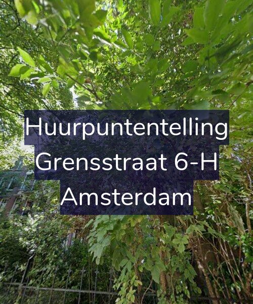 Foto gevel Huurpuntentelling voor Grensstraat 6-H, Amsterdam