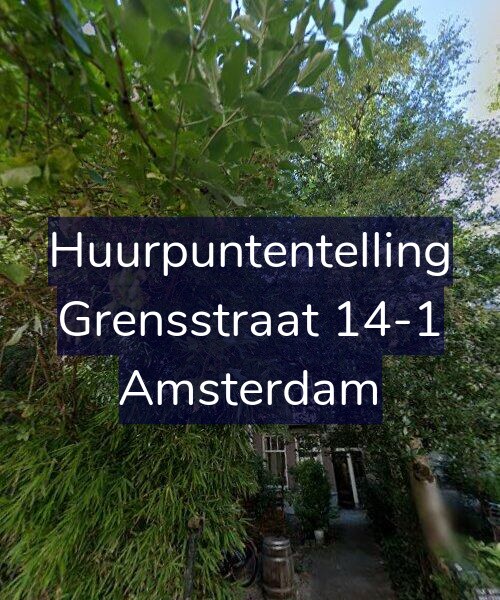 Foto gevel Huurpuntentelling voor Grensstraat 14-1, Amsterdam