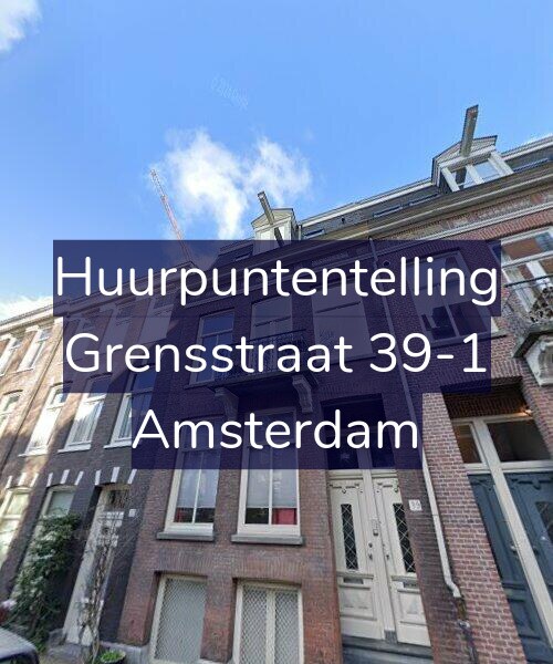 Foto gevel Huurpuntentelling voor Grensstraat 39-1, Amsterdam