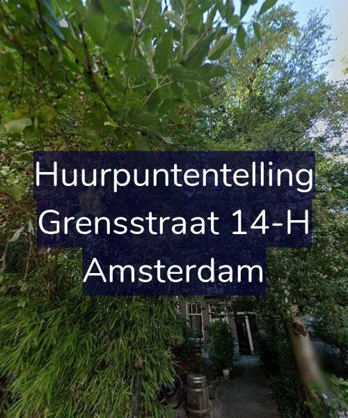 Foto gevel Huurpuntentelling voor Grensstraat 14-H, Amsterdam