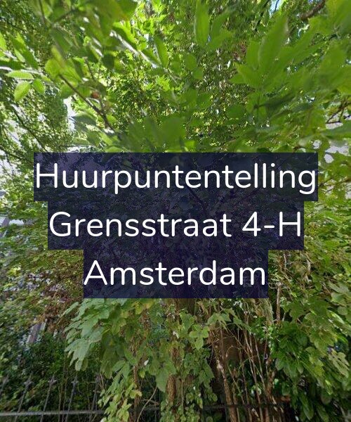 Foto gevel Huurpuntentelling voor Grensstraat 4-H, Amsterdam
