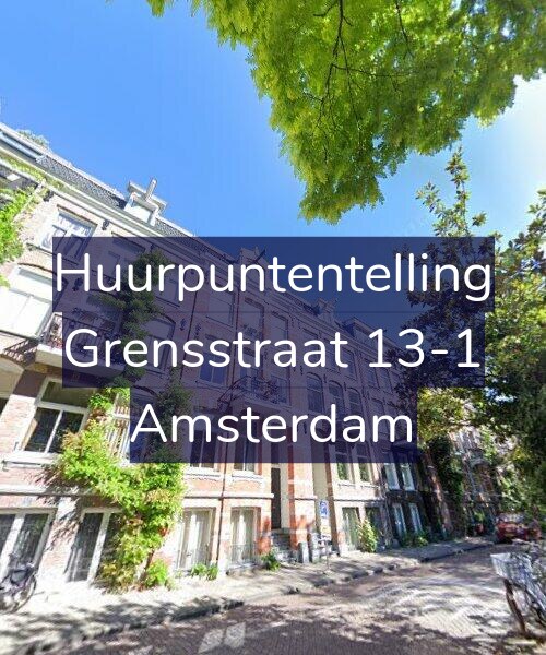 Foto gevel Huurpuntentelling voor Grensstraat 13-1, Amsterdam