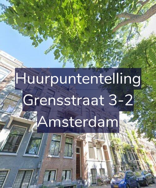 Foto gevel Huurpuntentelling voor Grensstraat 3-2, Amsterdam