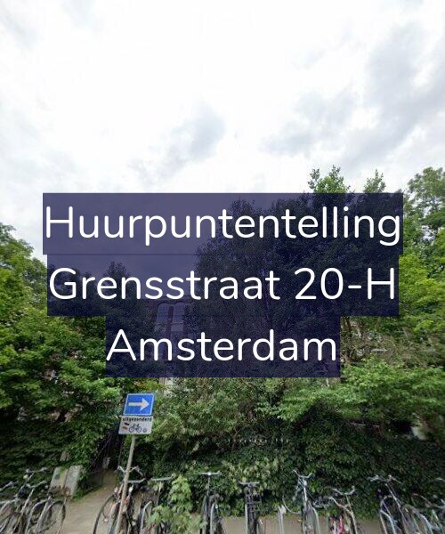 Foto gevel Huurpuntentelling voor Grensstraat 20-H, Amsterdam