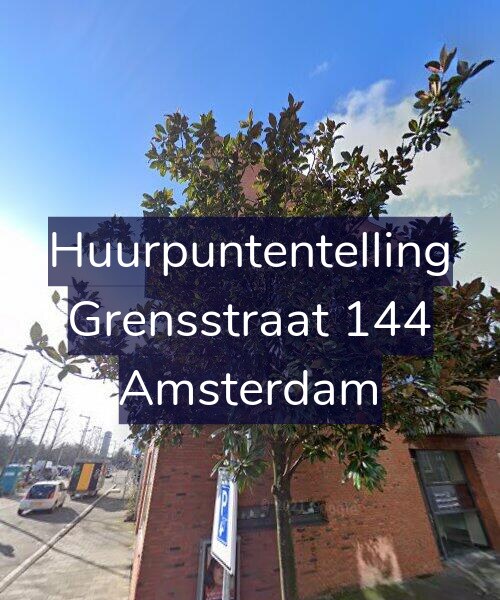 Foto gevel Huurpuntentelling voor Grensstraat 144, Amsterdam