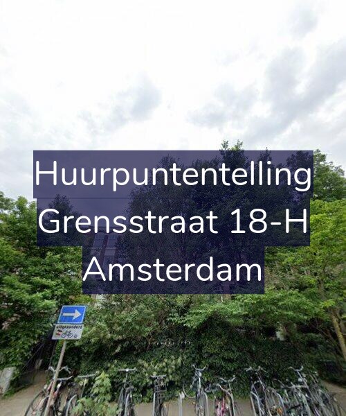 Foto gevel Huurpuntentelling voor Grensstraat 18-H, Amsterdam