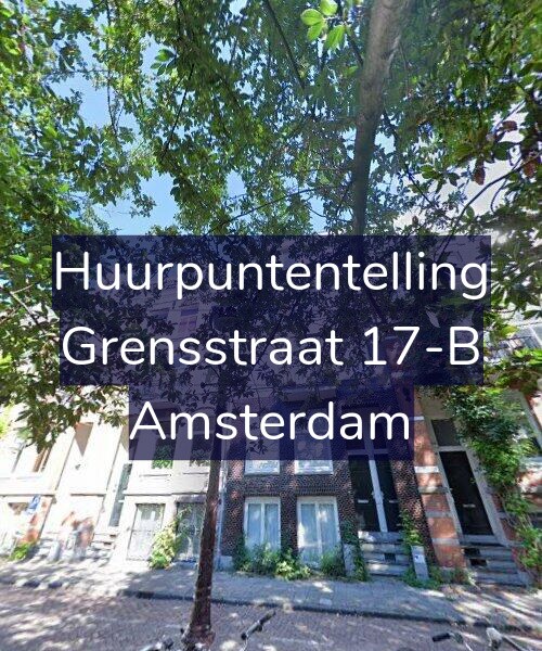Foto gevel Huurpuntentelling voor Grensstraat 17-B, Amsterdam