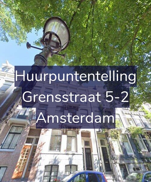 Foto gevel Huurpuntentelling voor Grensstraat 5-2, Amsterdam