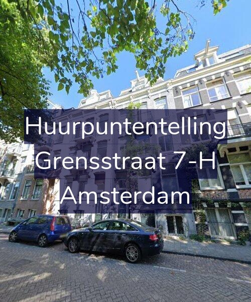 Foto gevel Huurpuntentelling voor Grensstraat 7-H, Amsterdam