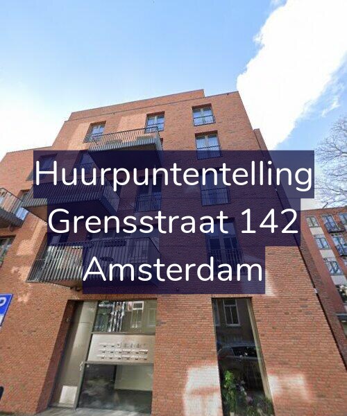 Foto gevel Huurpuntentelling voor Grensstraat 142, Amsterdam
