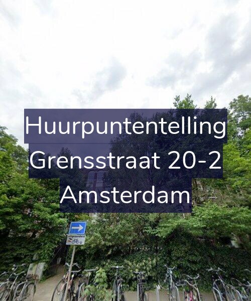 Foto gevel Huurpuntentelling voor Grensstraat 20-2, Amsterdam