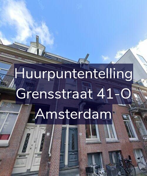 Foto gevel Huurpuntentelling voor Grensstraat 41-O, Amsterdam