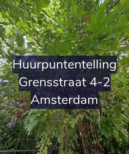 Foto gevel Huurpuntentelling voor Grensstraat 4-2, Amsterdam