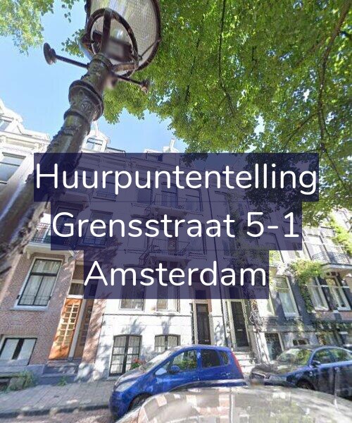 Foto gevel Huurpuntentelling voor Grensstraat 5-1, Amsterdam