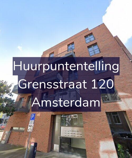 Foto gevel Huurpuntentelling voor Grensstraat 120, Amsterdam