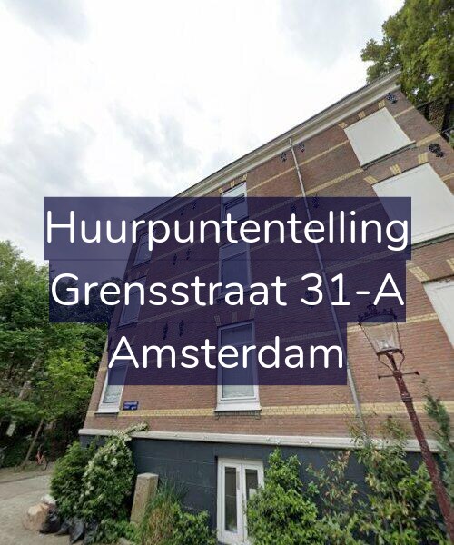 Foto gevel Huurpuntentelling voor Grensstraat 31-A, Amsterdam