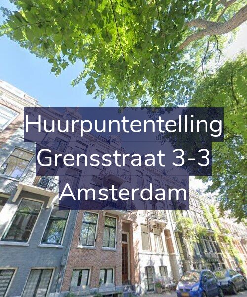 Foto gevel Huurpuntentelling voor Grensstraat 3-3, Amsterdam