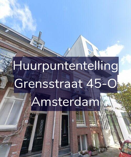 Foto gevel Huurpuntentelling voor Grensstraat 45-O, Amsterdam