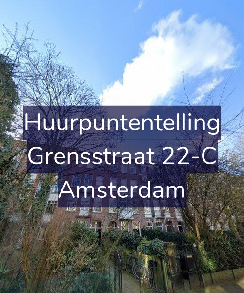 Foto gevel Huurpuntentelling voor Grensstraat 22-C, Amsterdam