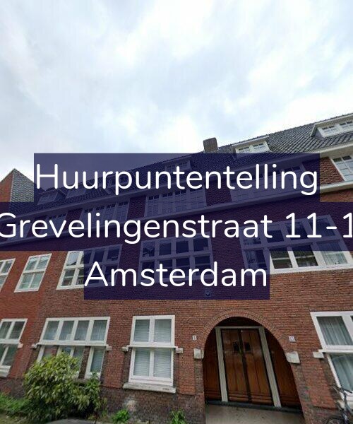 Foto gevel Huurpuntentelling voor Grevelingenstraat 11-1, Amsterdam