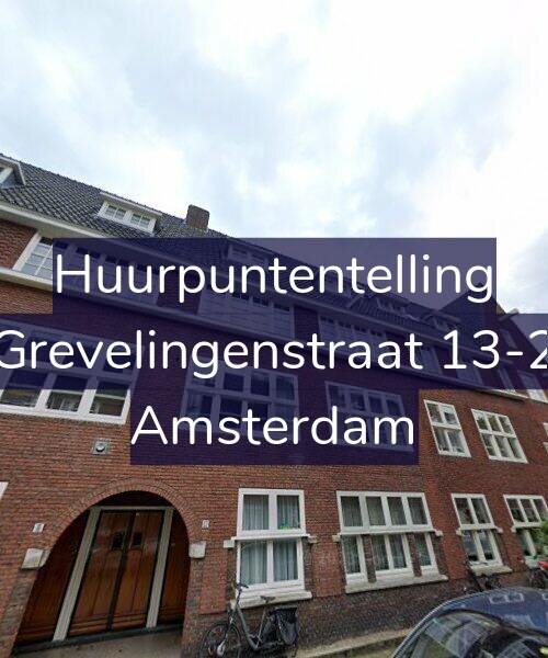 Foto gevel Huurpuntentelling voor Grevelingenstraat 13-2, Amsterdam