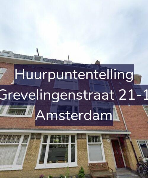 Foto gevel Huurpuntentelling voor Grevelingenstraat 21-1, Amsterdam