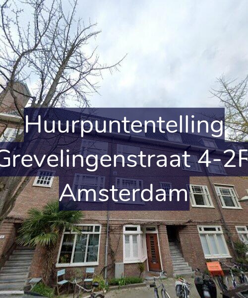 Foto gevel Huurpuntentelling voor Grevelingenstraat 4-2R, Amsterdam