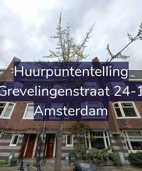 Foto gevel Huurpuntentelling voor Grevelingenstraat 24-1, Amsterdam