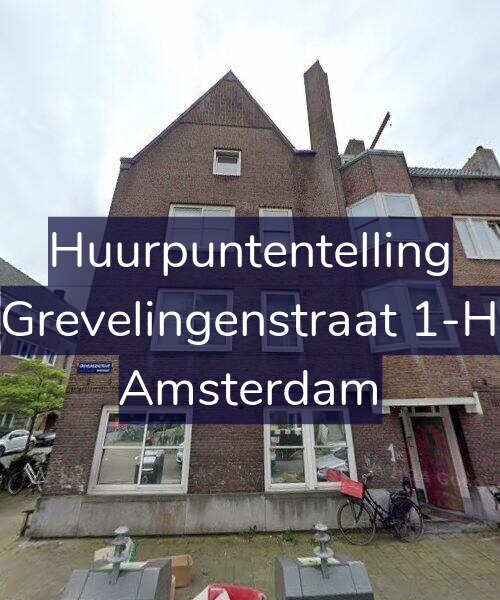 Foto gevel Huurpuntentelling voor Grevelingenstraat 1-H, Amsterdam